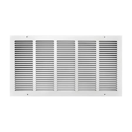Tru Aire Tru Aire 24 in. H X 12 in. W 1-Way Powder Coat White Steel Return Air Grille C170 24X12